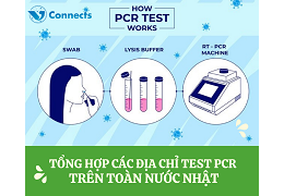 TỔNG HỢP CÁC ĐỊA CHỈ TEST PCR VỀ  TRÊN TOÀN NƯỚC NHẬT