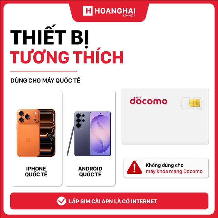 Docomo SIM · 50GB