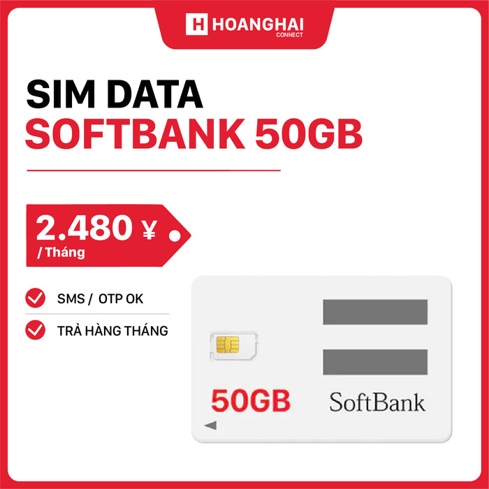 SoftBank SIM · 50GB